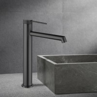 Смеситель для раковины VBF-2RM2GM однорычажный, вороненая сталь