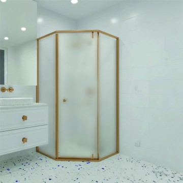 Душевой уголок RGW HO-088Gb (Матовое-Сатинат, 900x900)